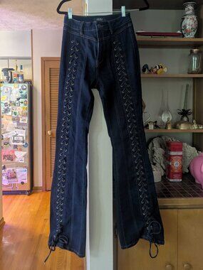 AKIRA - Lace Up Jeans - NWT